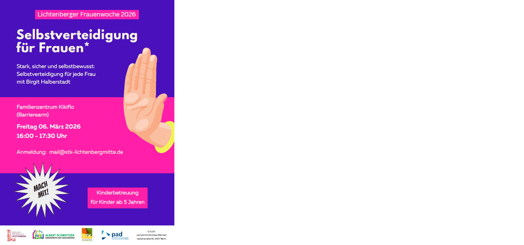 Flyer Selbstverteidigung