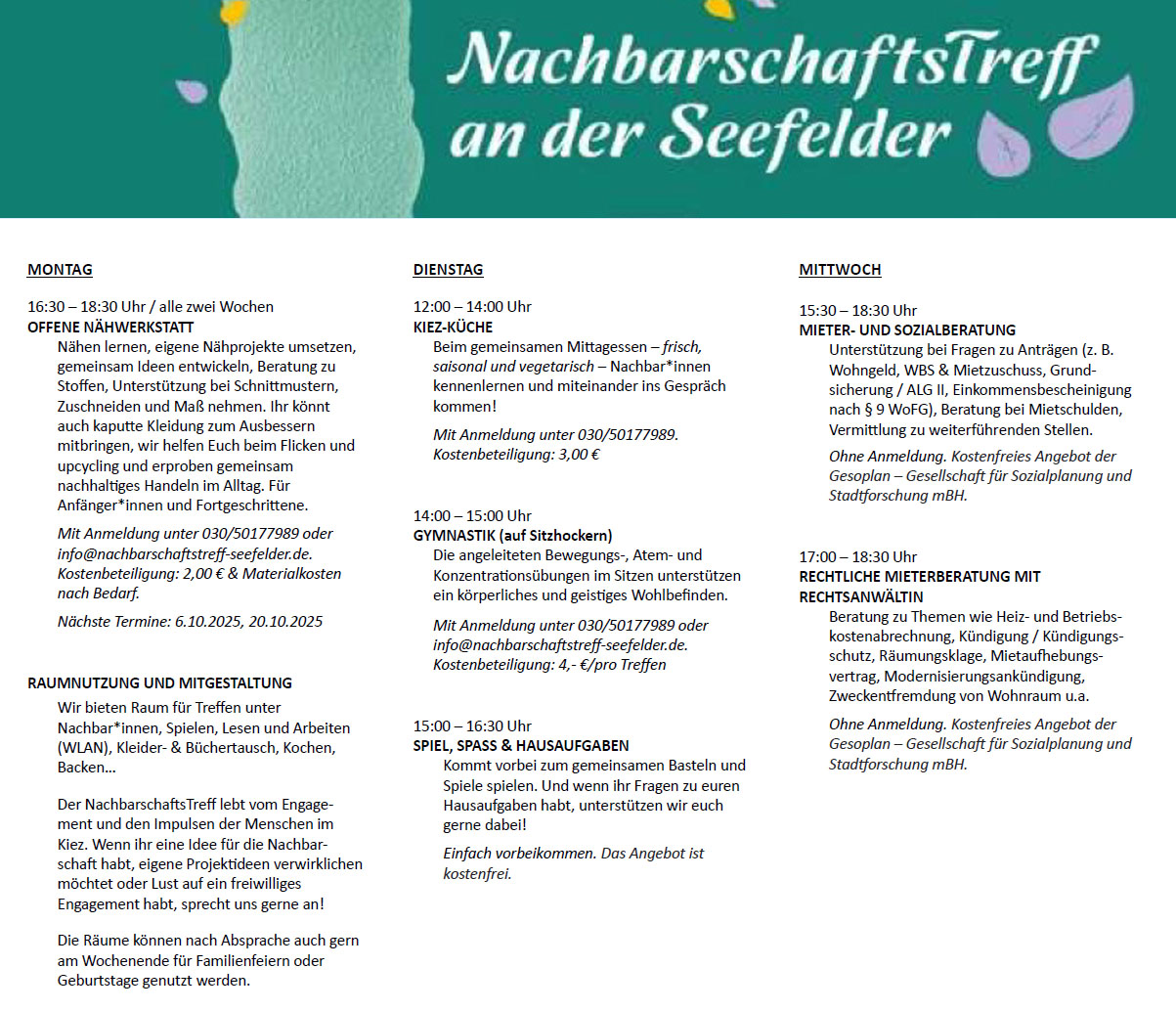 Nachbarrschaft November