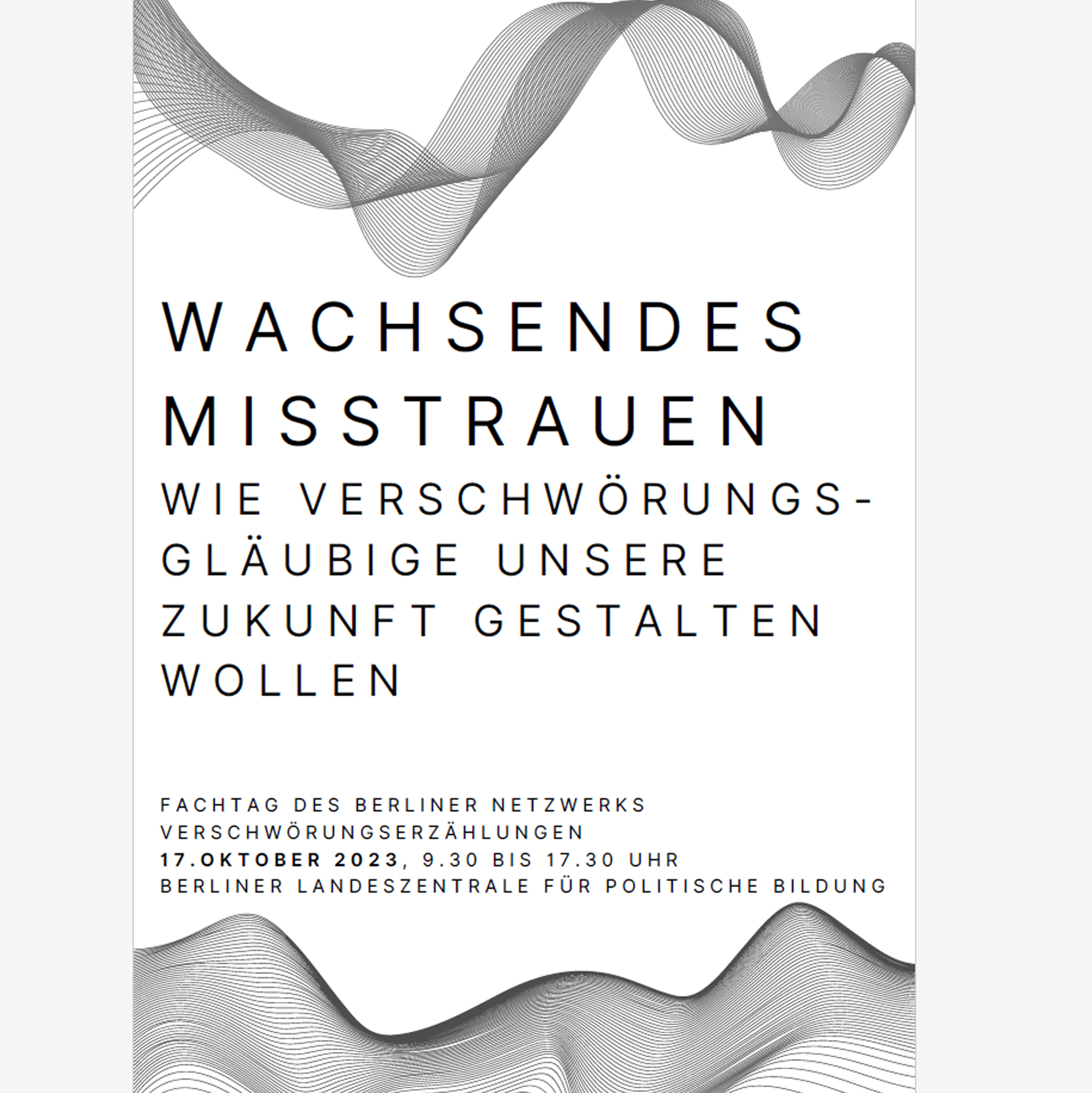 entschwört misstrauen